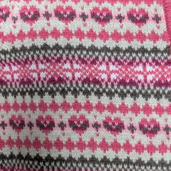 Janie And Jack Fair Isle Sweater Cardigan 6-12m - Picture 3 of 5